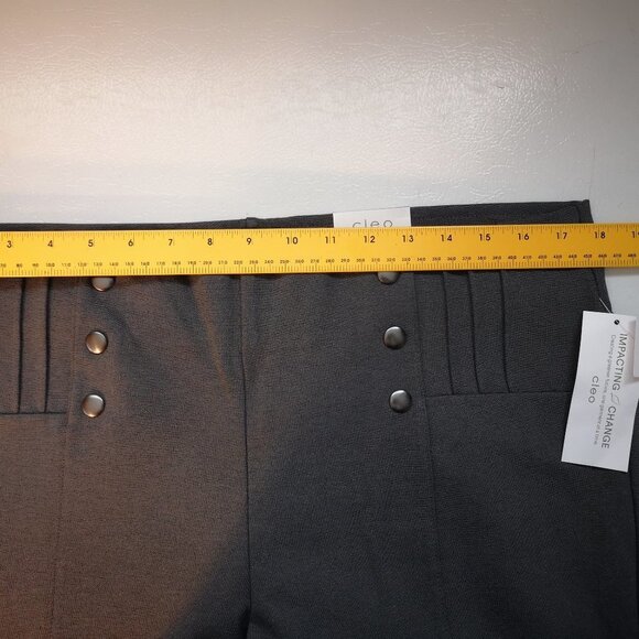 Cleo Petites NWT Ladies Size XL Petite Elastic Waist Pull On Dressy Leggings - Picture 9 of 9